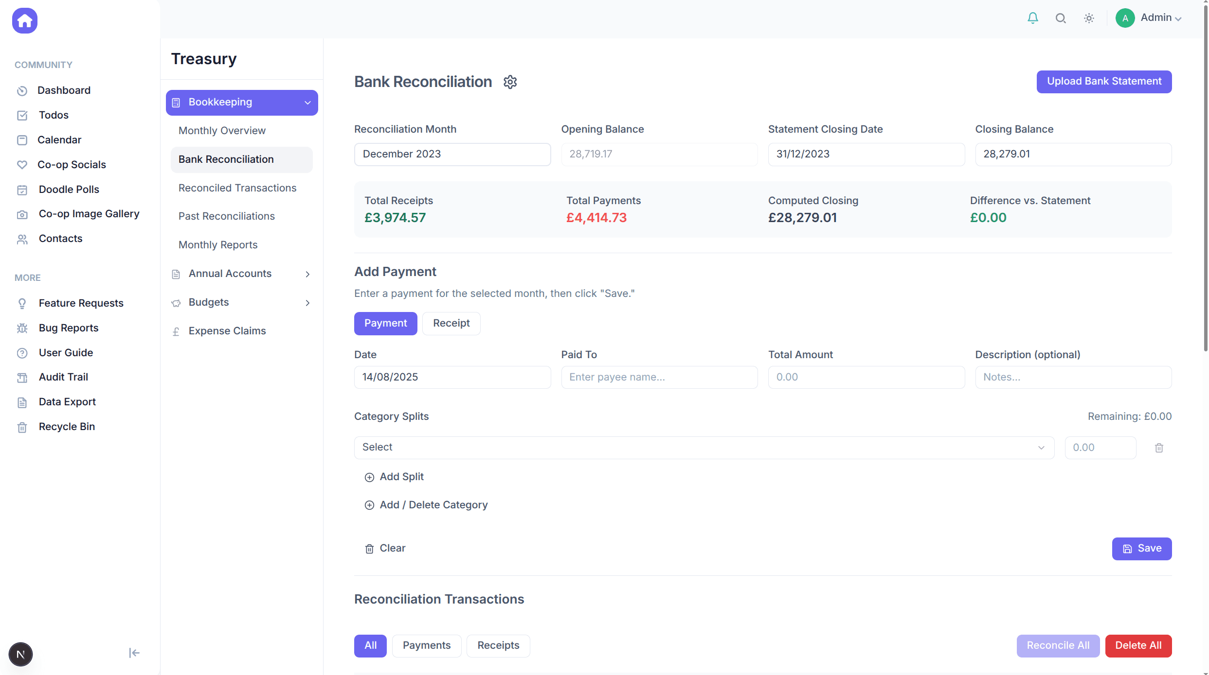 Transaction Management